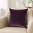 Purple Throw Pillows - Castello Velvet Pillow - Purple