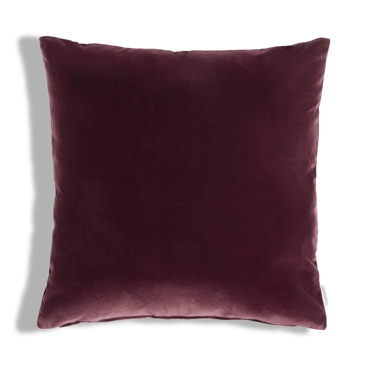 Castello Velvet Pillow - Wine on a white background