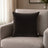 Neutral Throw Pillows - Castello Velvet Pillow - Brown