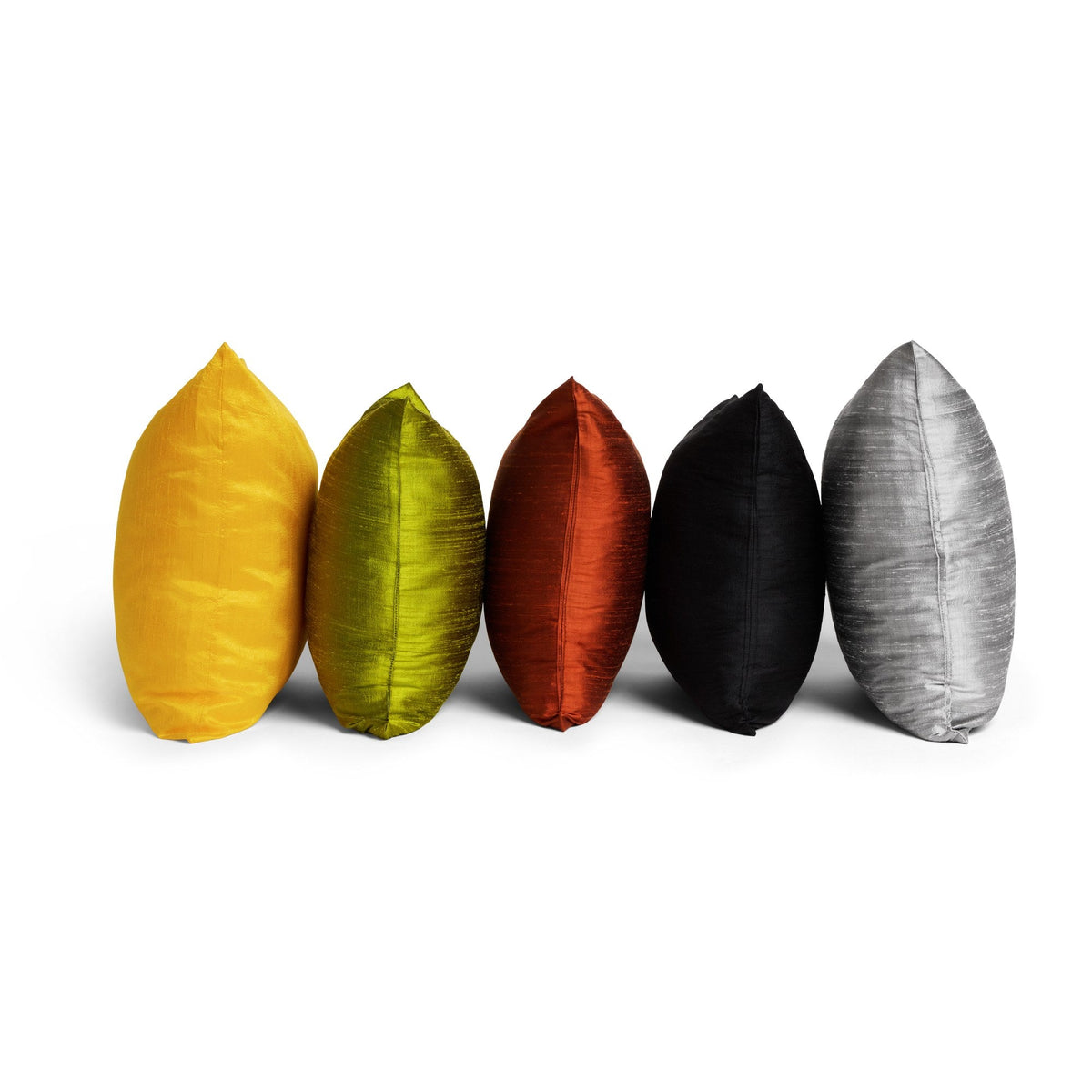 Sankara dupioni silk throw pillows