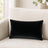 Castello Velvet Pillow - Black - 12x20 rectangular pillow - lifestyle