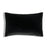 Castello Velvet Pillow - Black - 12x20 lumbar pillow