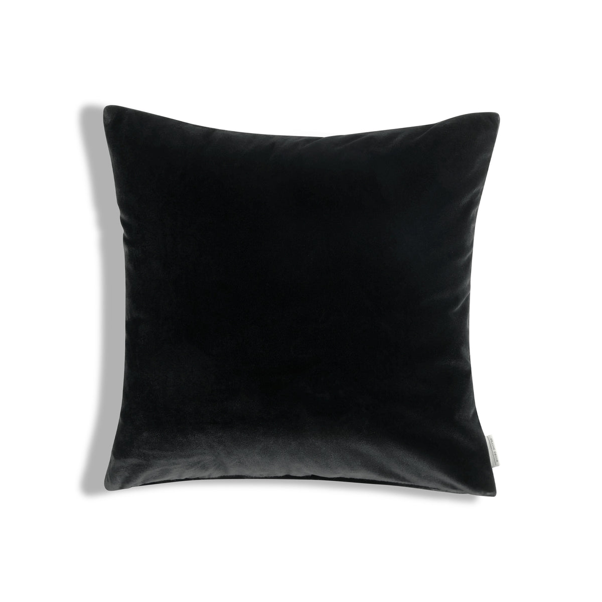 Castello Velvet Pillow - Black - 17x17 square pillow