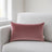 Castello Velvet Pillow - Blush - 12x20 rectangular pillow - lifestyle