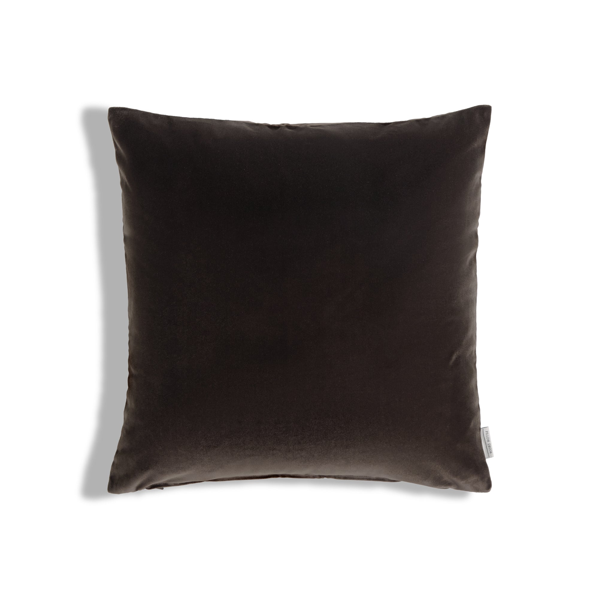 Castello Velvet Pillow - Brown - 17x17 square pillow