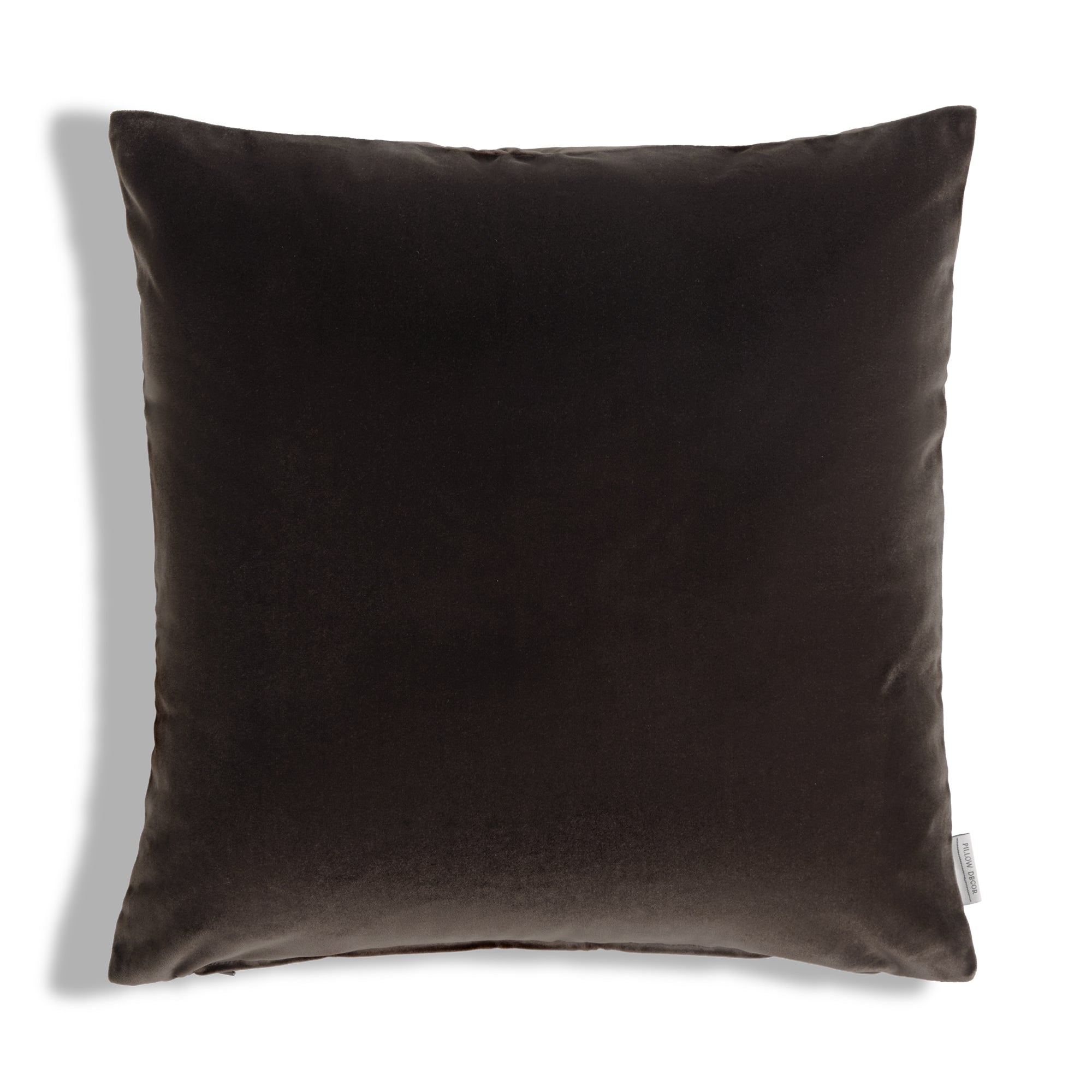 Castello Velvet Pillow - Brown - 20x20 square pillow