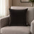 Castello Velvet Pillow - Brown - 20x20 square pillow - lifestyle