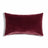 Castello Velvet Pillow - Burgundy - 12x20 lumbar pillow