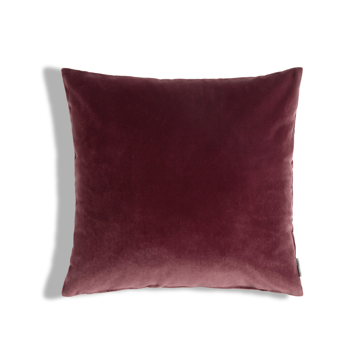 Castello Velvet Pillow - Burgundy - 17x17 square pillow
