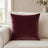 Castello Velvet Pillow - Burgundy - 20x20 square pillow - lifestyle