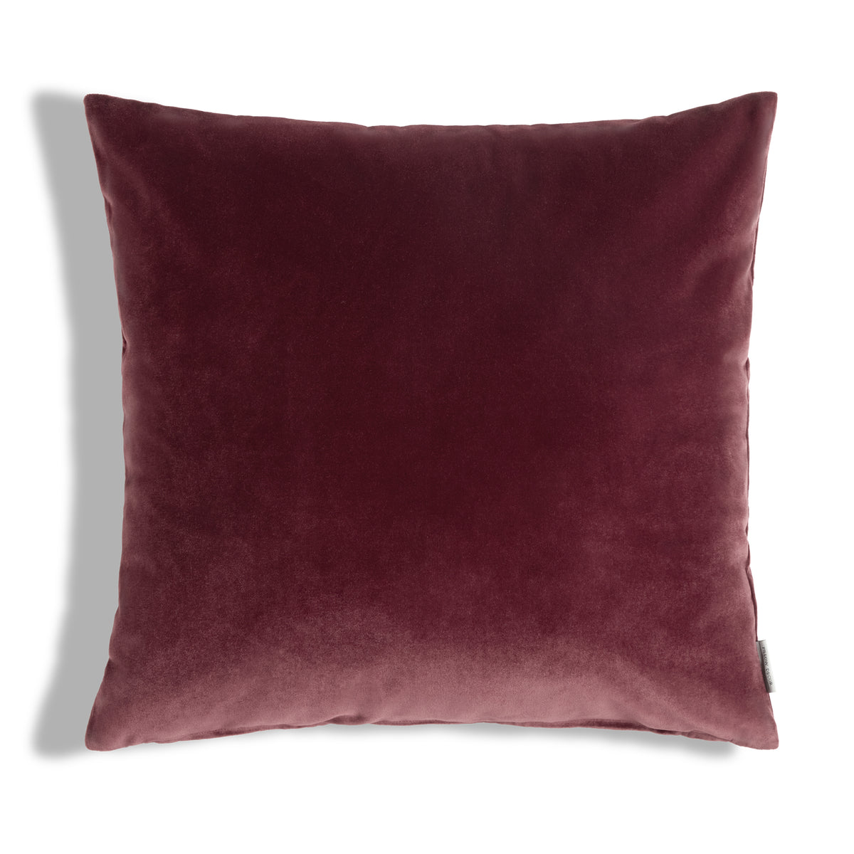Castello Velvet Pillow - Burgundy - 20x20 square pillow