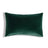Castello Velvet Pillow - Emerald Green - 12x20 lumbar pillow