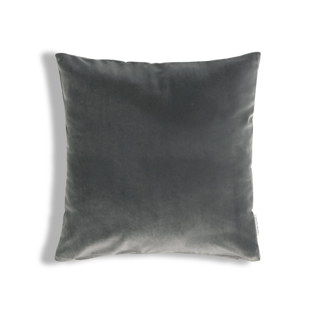 Castello Velvet Pillow - Graphite Gray - 17x17 square pillow