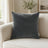 Castello Velvet Pillow - Graphite Gray - 20x20 square pillow - lifestyle