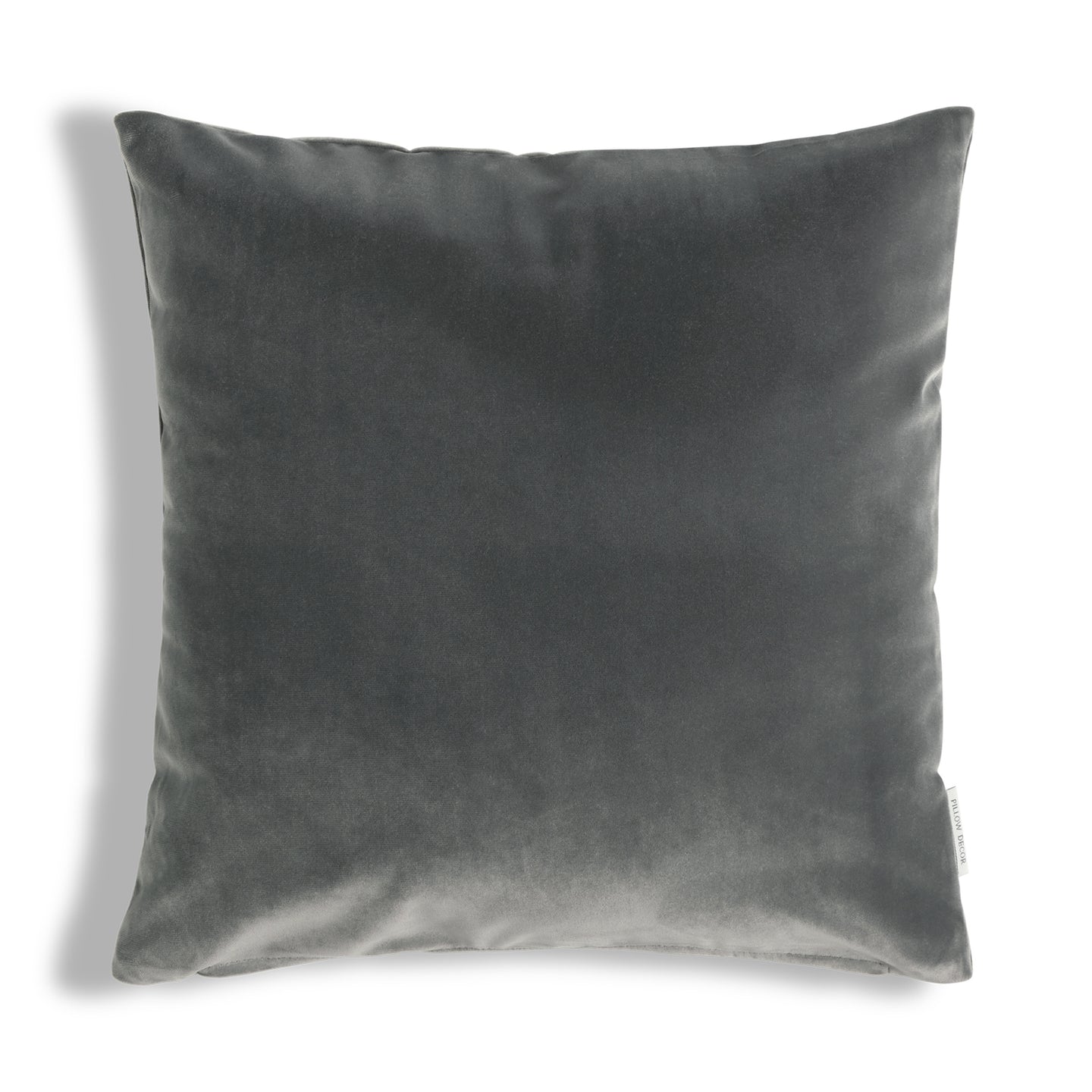 Castello Velvet Pillow - Graphite Gray - 20x20 square pillow