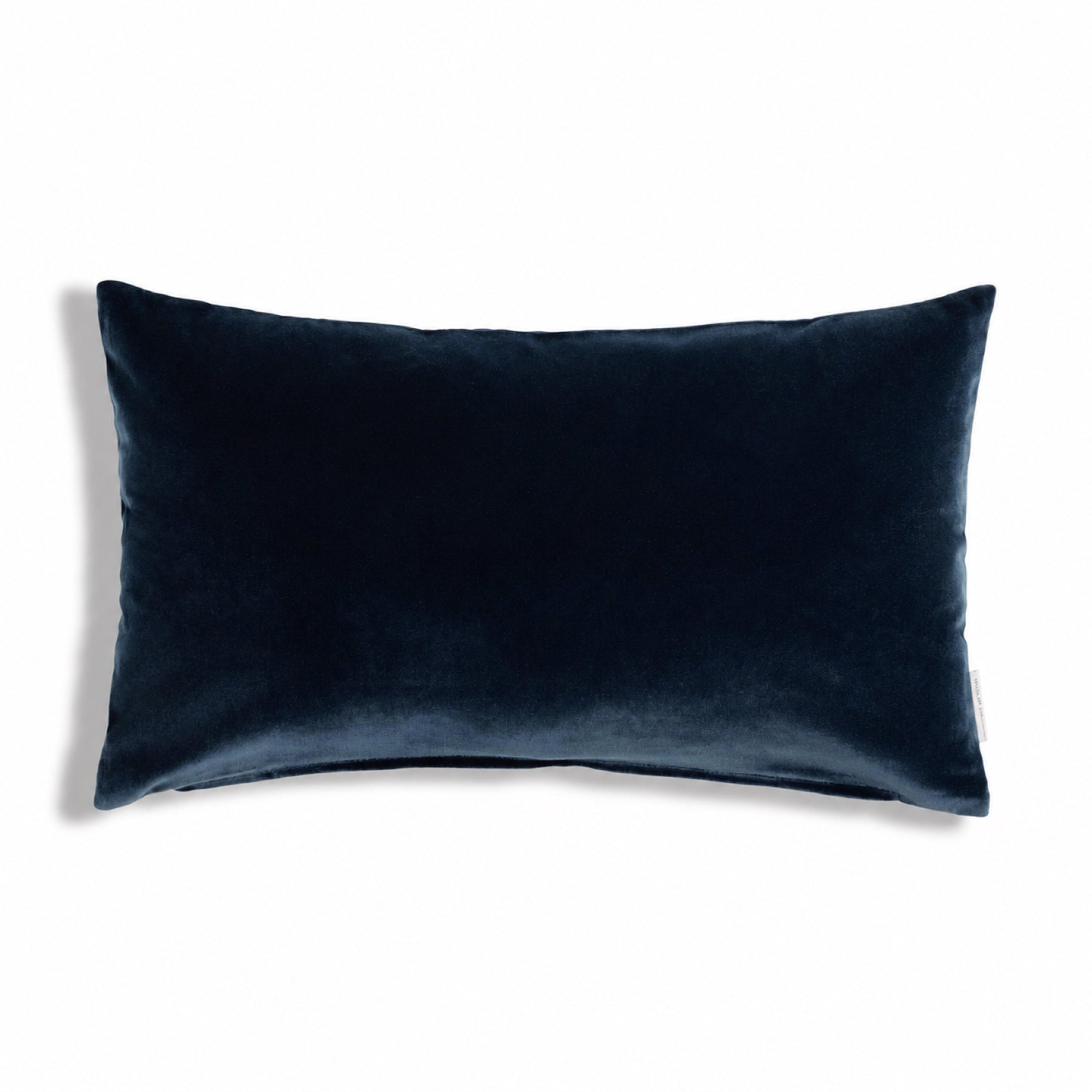 Castello Velvet Pillow - Midnight Blue - 12x20 lumbar pillow