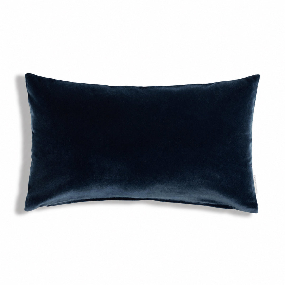 Castello Velvet Pillow - Midnight Blue - 12x20 lumbar pillow