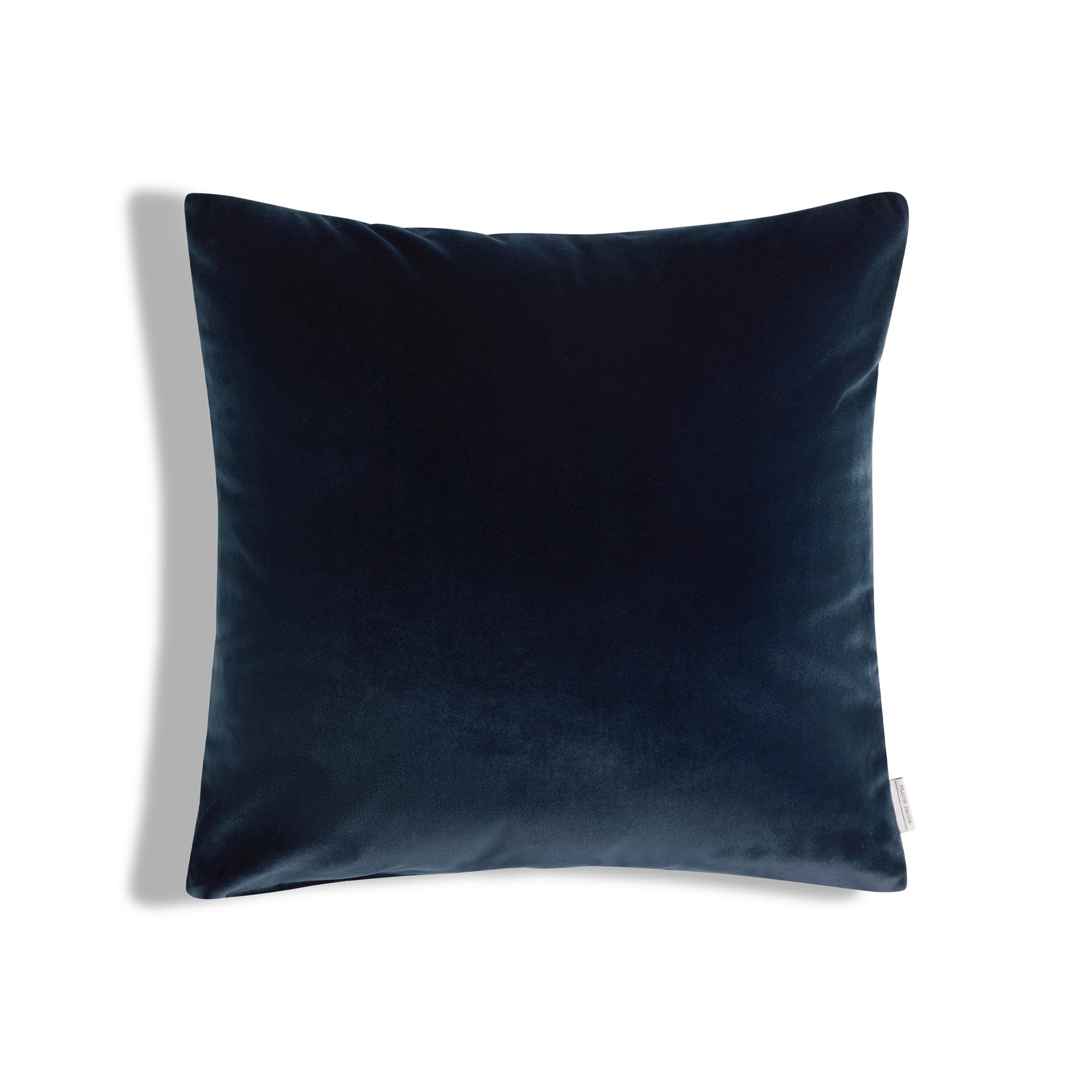 Castello Velvet Pillow - Midnight Blue - 17x17 square pillow