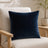 Castello Velvet Pillow - Midnight Blue - 20x20 square pillow - lifestyle
