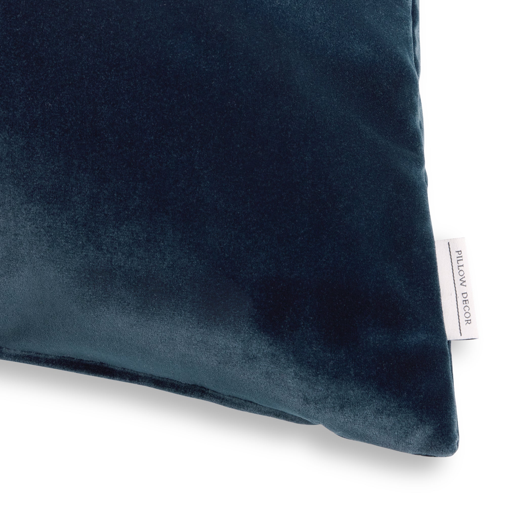Castello Velvet Pillow - Midnight Blue - corner detail | all-groups