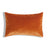 Castello Velvet Pillow - Orange - 12x20 lumbar pillow