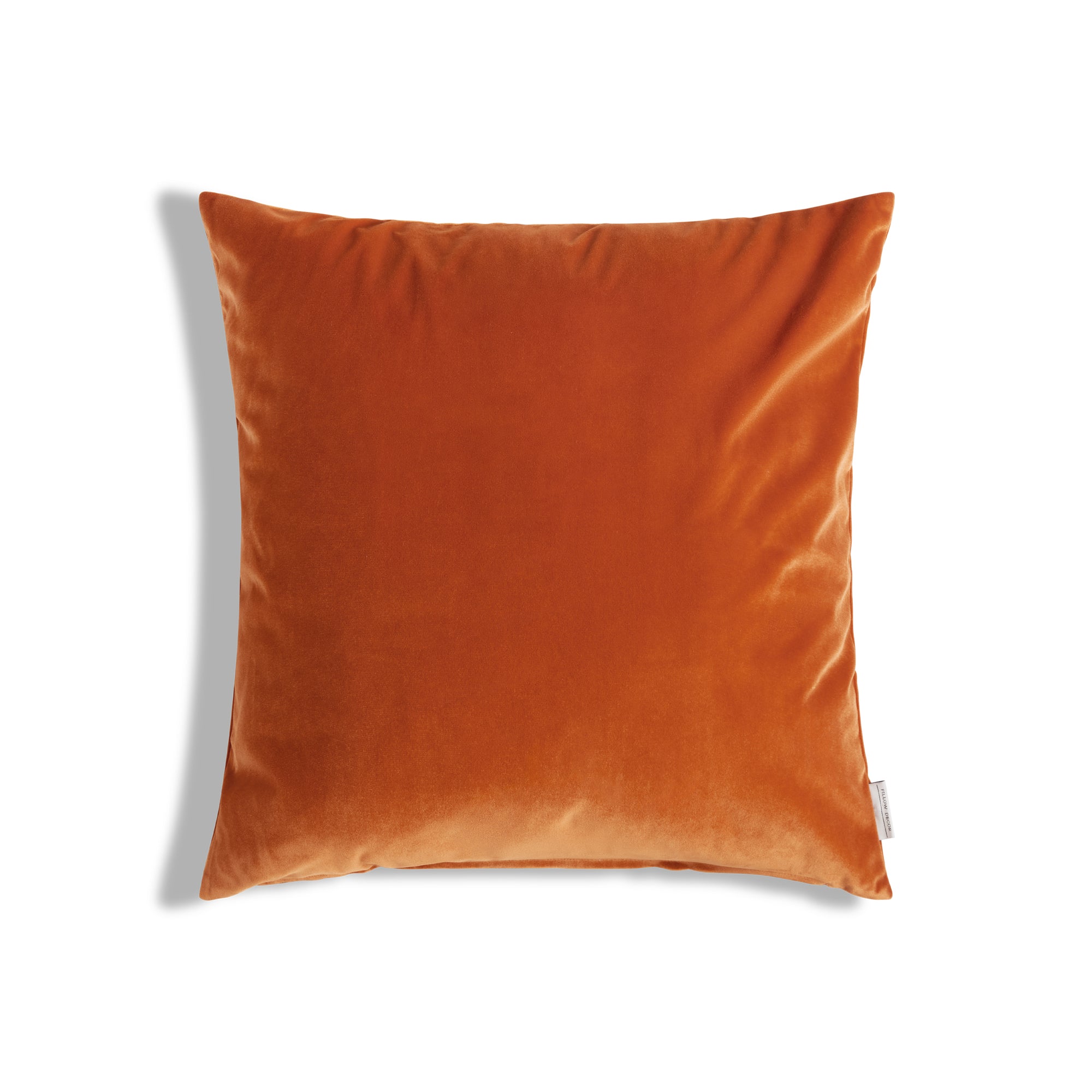 Castello Velvet Pillow - Orange - 17x17 square pillow