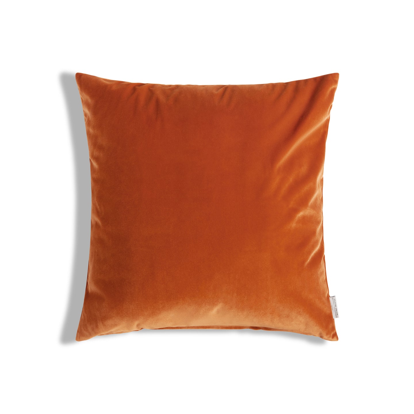 Castello Velvet Pillow - Orange - 17x17 square pillow