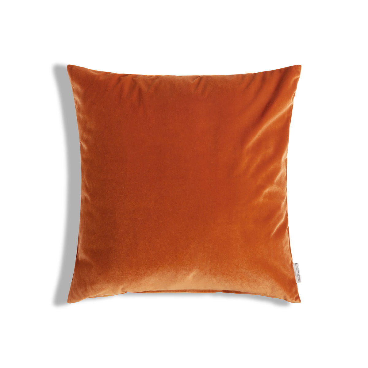 Castello Velvet Pillow - Orange - 17x17 square pillow