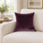 Castello Velvet Pillow - Purple - 17x17 square pillow - lifestyle