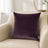 Castello Velvet Pillow - Purple - 20x20 square pillow - lifestyle