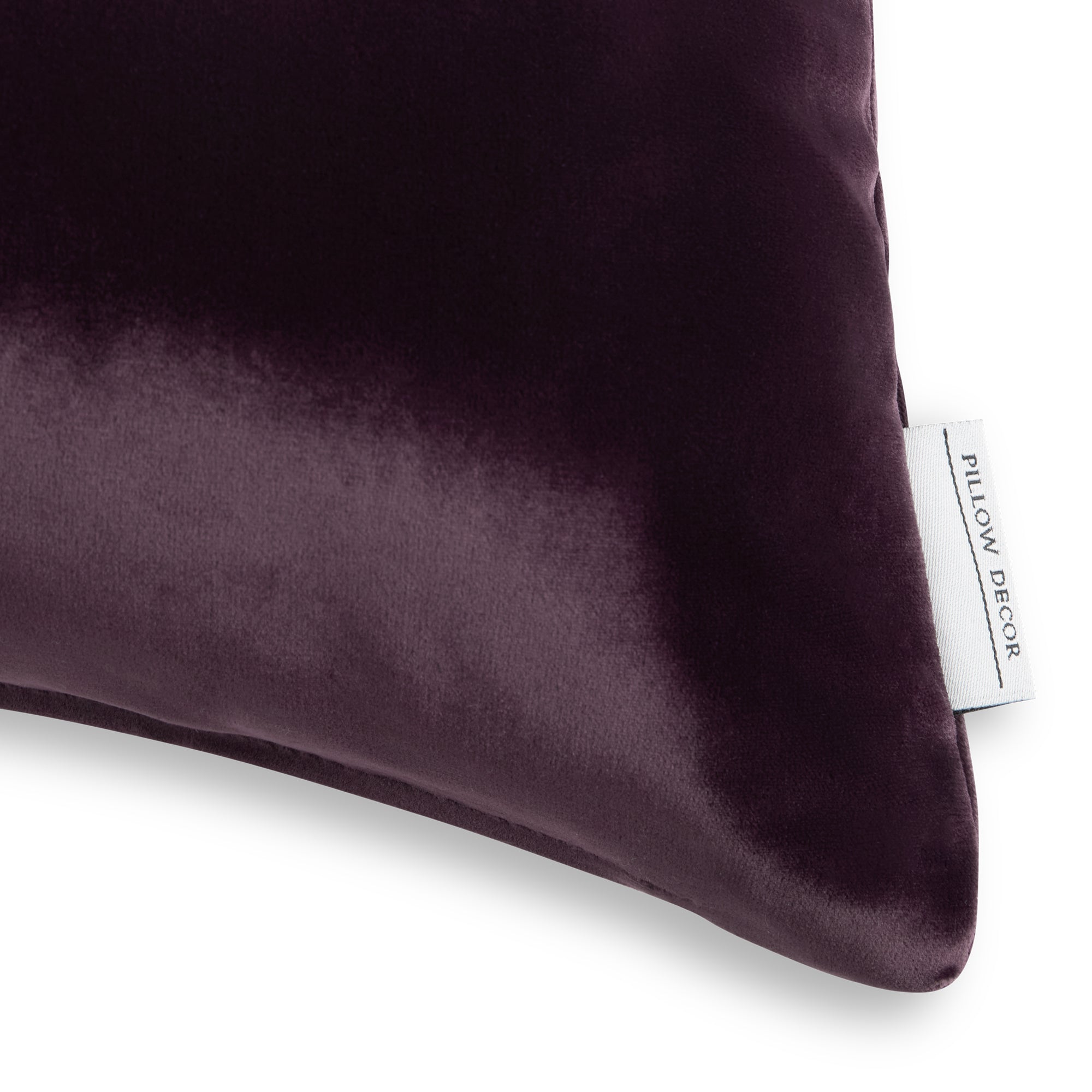Castello Velvet Pillow - Purple - corner detail | all-groups