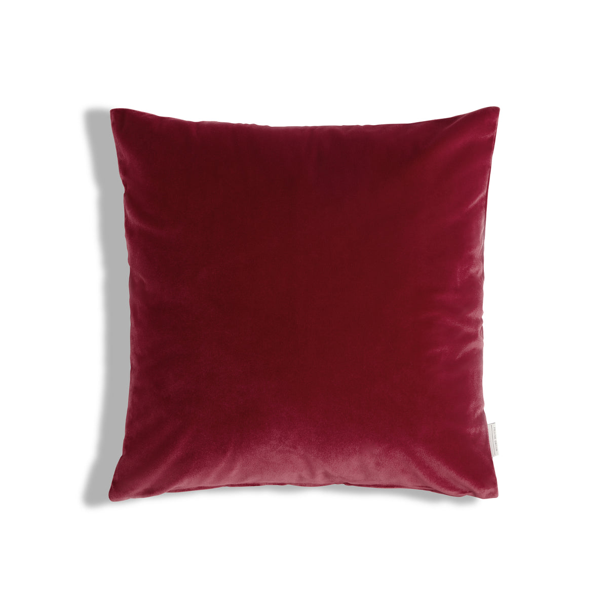 Castello Velvet Pillow - Red - 17x17 square pillow