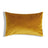 Castello Velvet Pillow - Saffron Yellow - 12x20 lumbar pillow