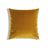 Castello Velvet Pillow - Saffron Yellow - 17x17 square pillow
