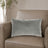 Castello Velvet Pillow - Silver Gray - 12x20 rectangular pillow - lifestyle