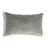 Castello Velvet Pillow - Silver Gray - 12x20 lumbar pillow