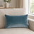 Castello Velvet Pillow - Slate Blue - 12x20 rectangular pillow - lifestyle