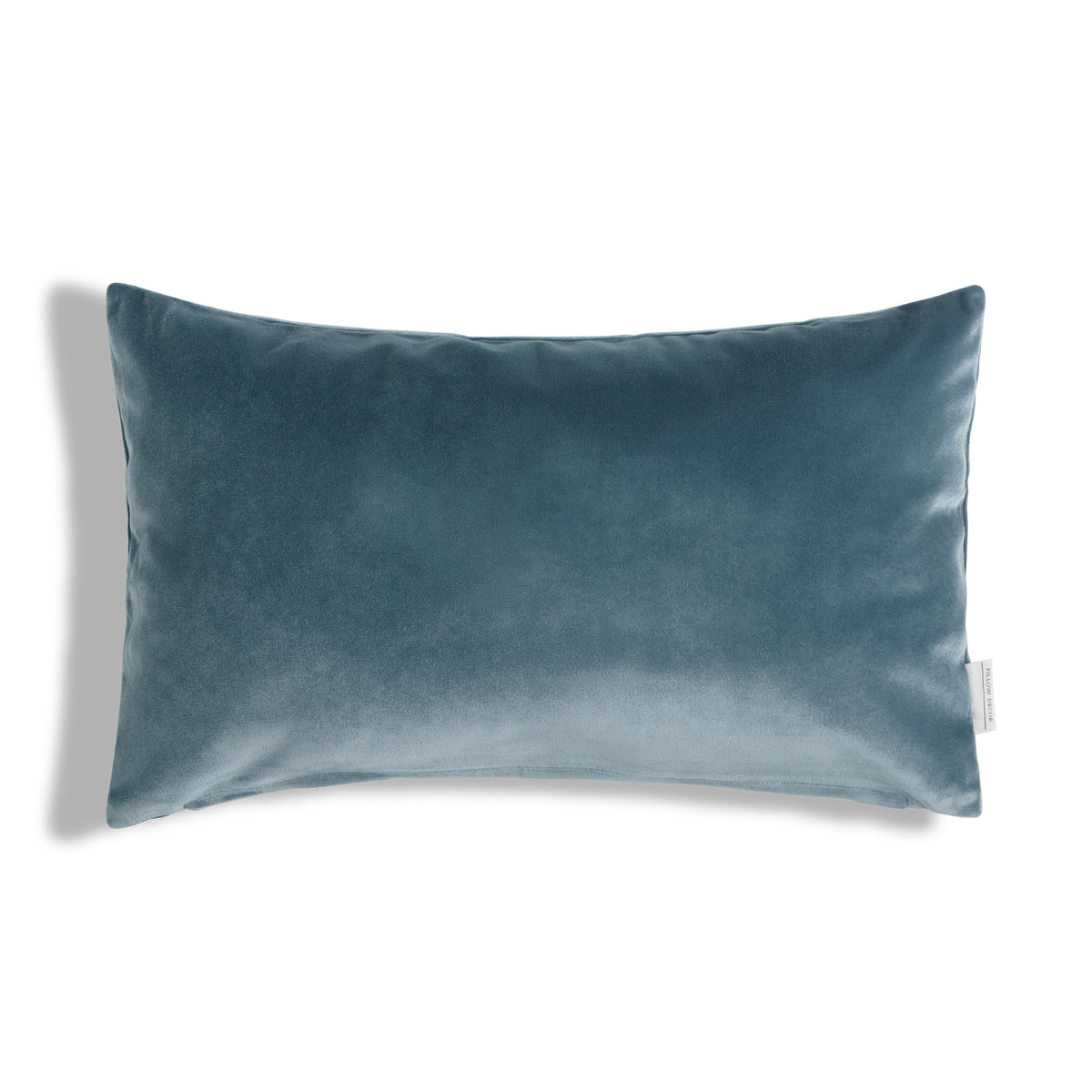 Castello Velvet Pillow - Slate Blue - 12x20 lumbar pillow