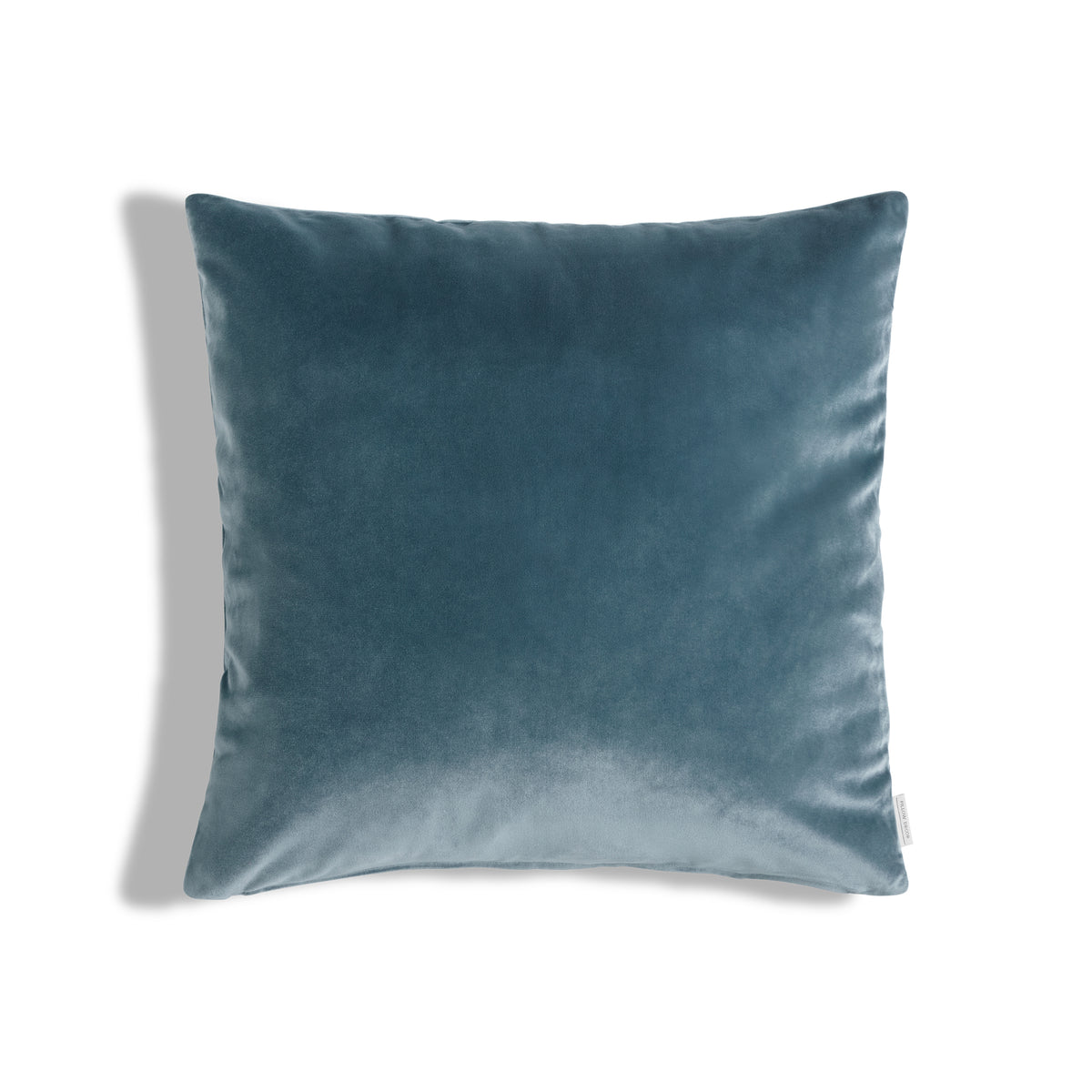 Castello Velvet Pillow - Slate Blue - 17x17 square pillow