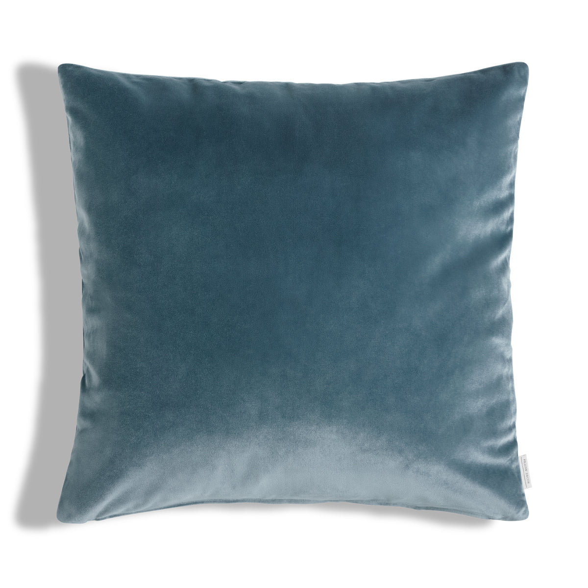 Castello Velvet Pillow - Slate Blue - 20x20 square pillow