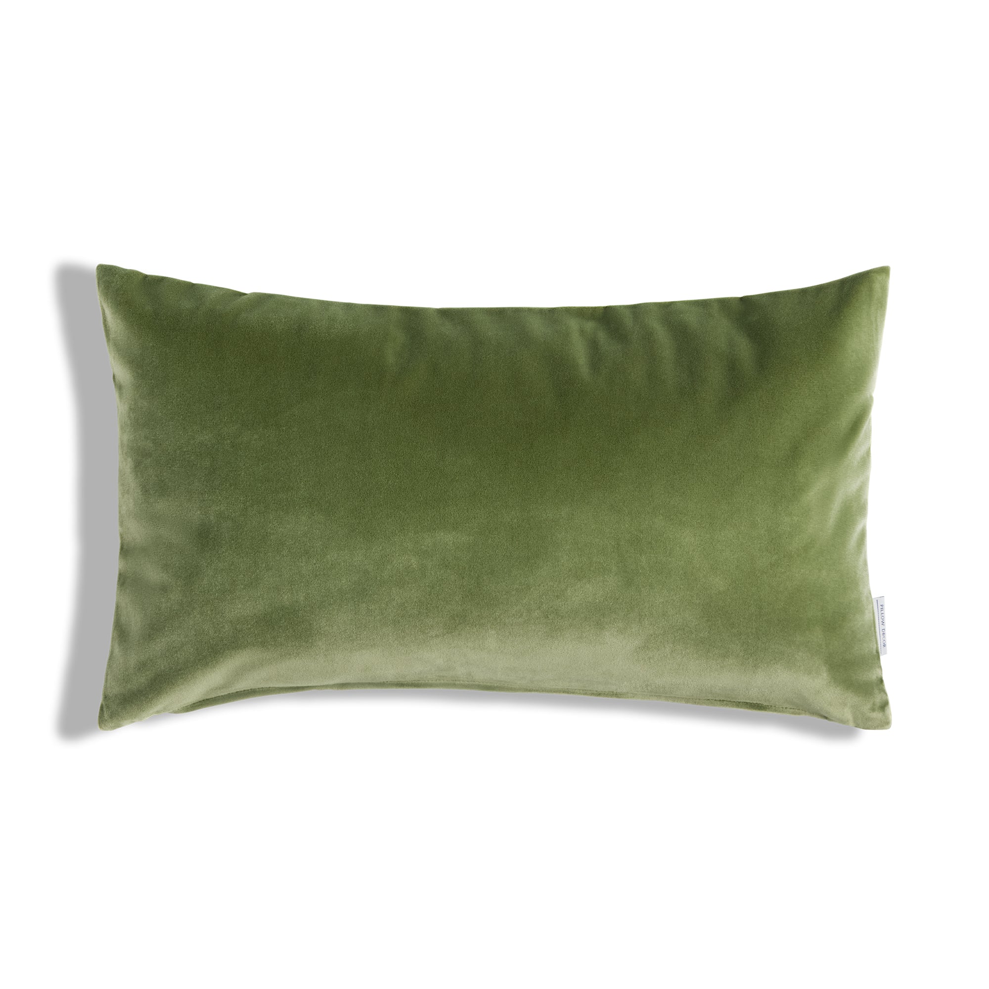 Castello Velvet Pillow - Summer Green - 12x20 lumbar pillow