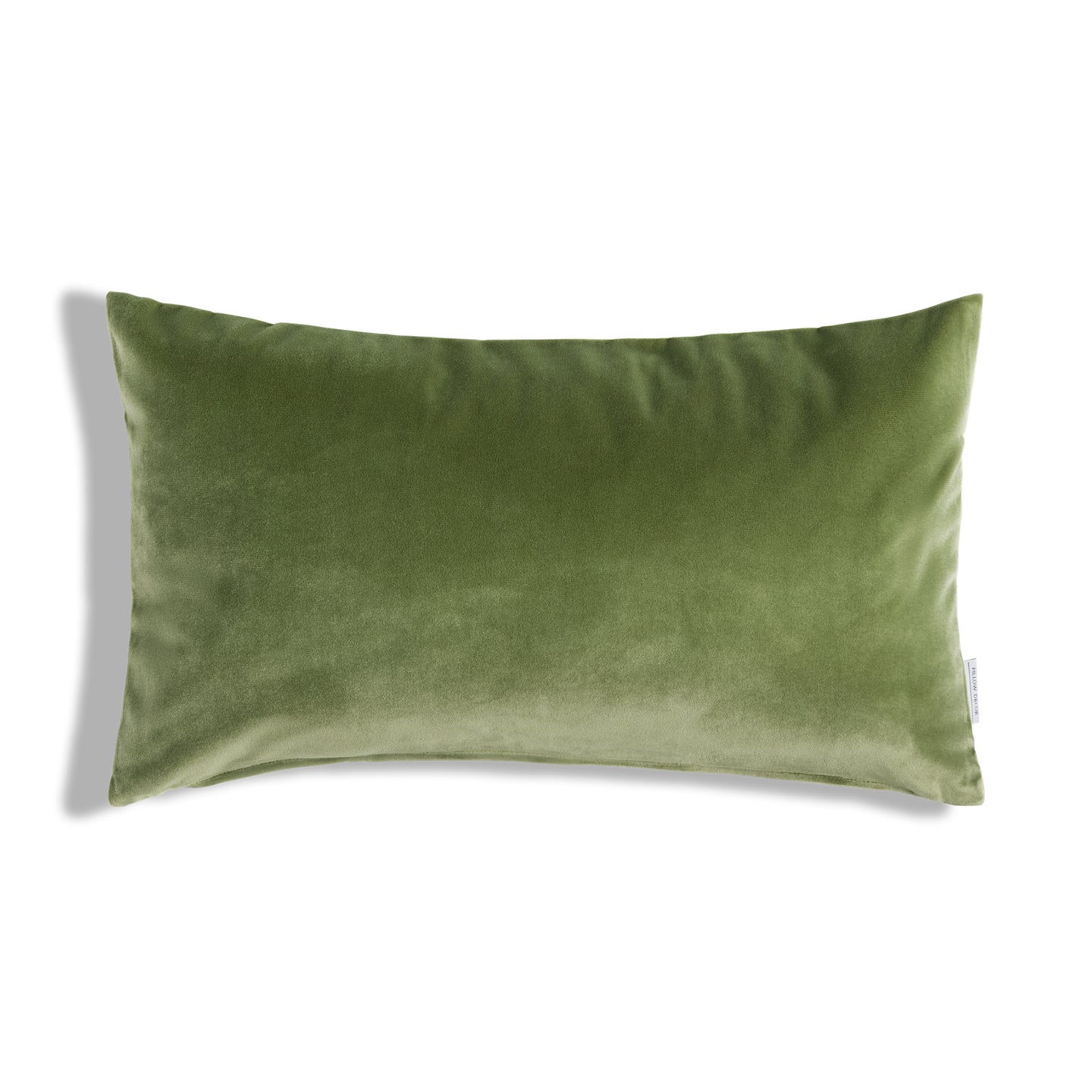 Castello Velvet Pillow - Summer Green - 12x20 lumbar pillow