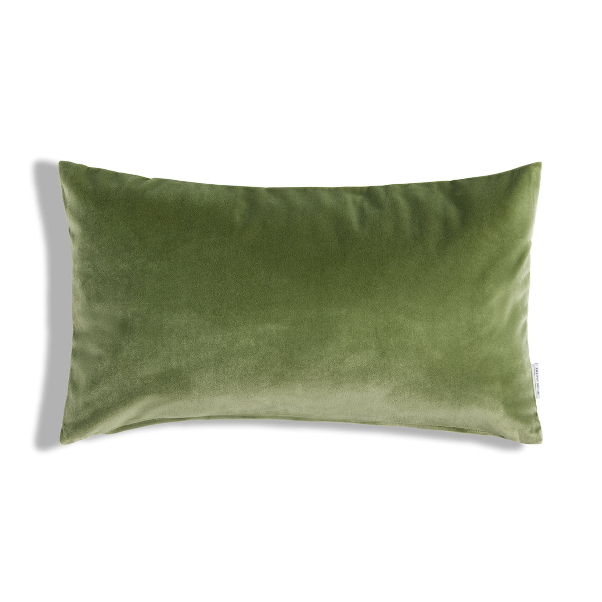 Castello Velvet Pillow - Summer Green - 12x20 lumbar pillow