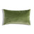 Castello Velvet Pillow - Summer Green - 12x20 lumbar pillow
