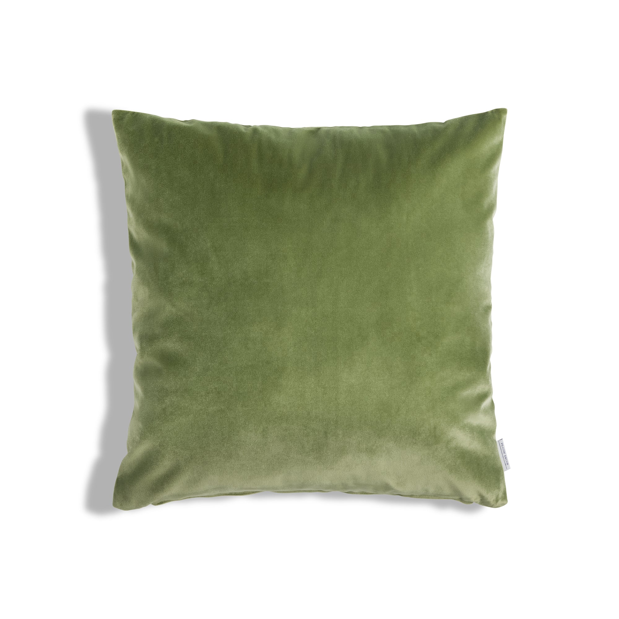 Castello Velvet Pillow - Summer Green - 17x17 square pillow
