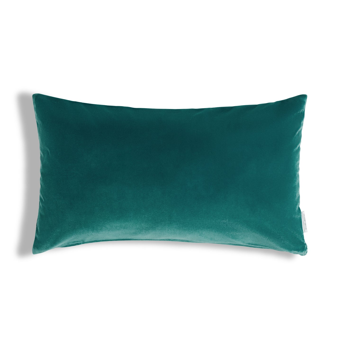 Castello Velvet Pillow - Teal - 12x20 lumbar pillow
