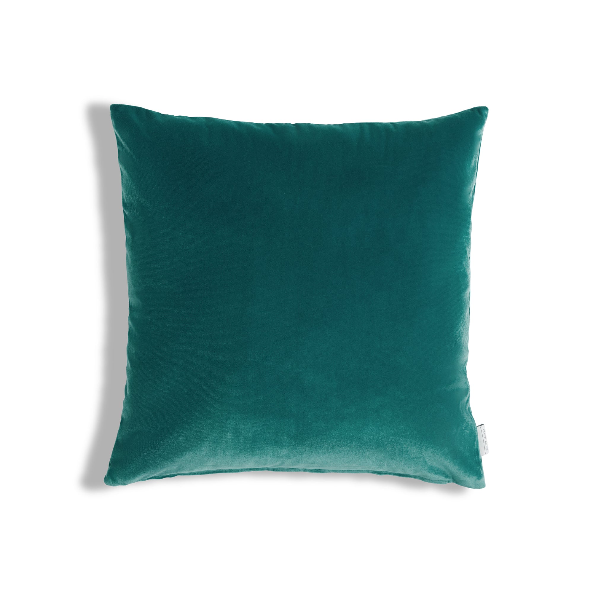 Castello Velvet Pillow - Teal - 17x17 square pillow