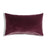 Castello Velvet Pillow - Wine - 12x20 lumbar pillow