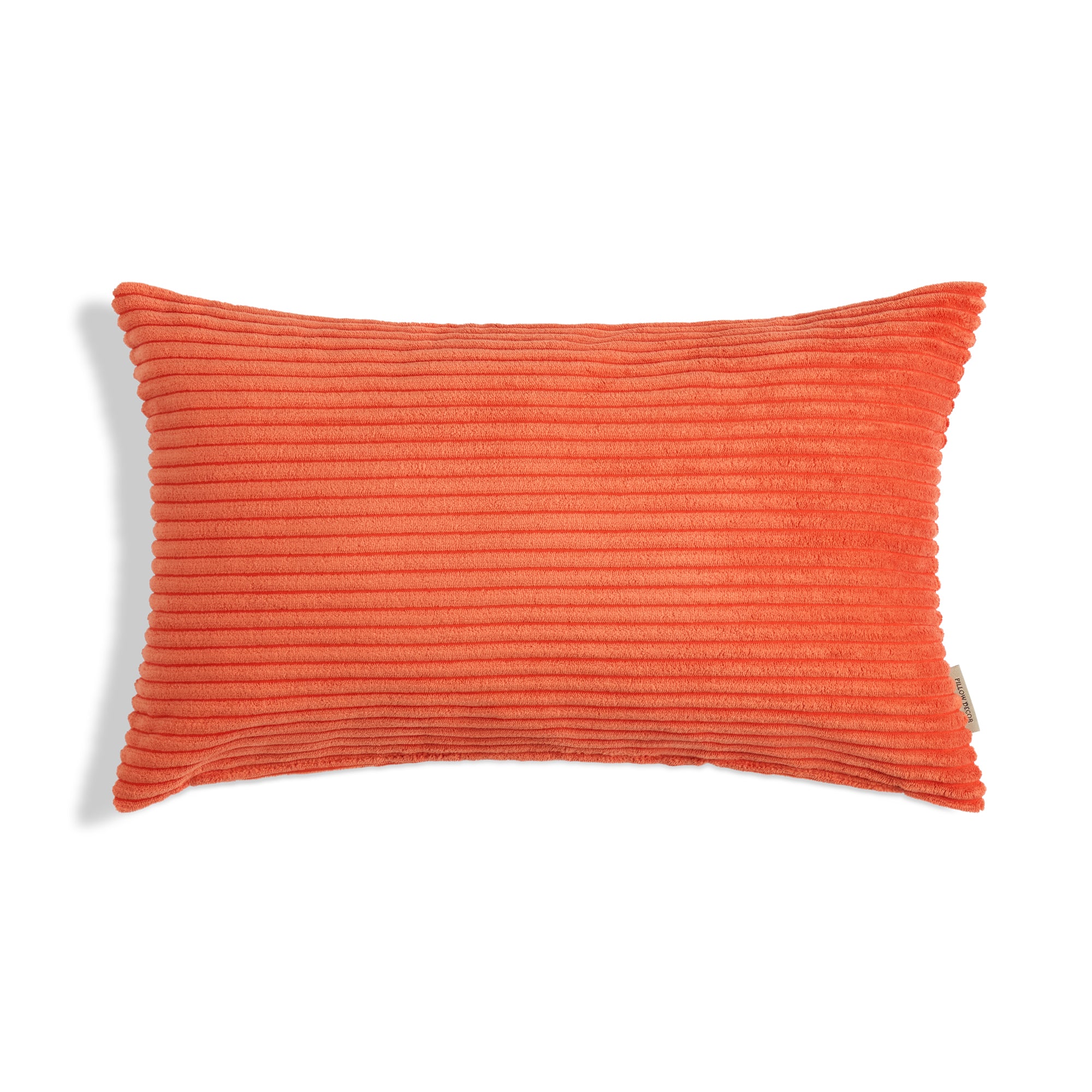 Margo Corduroy Pillow - Apricot - 12x20 lumbar pillow