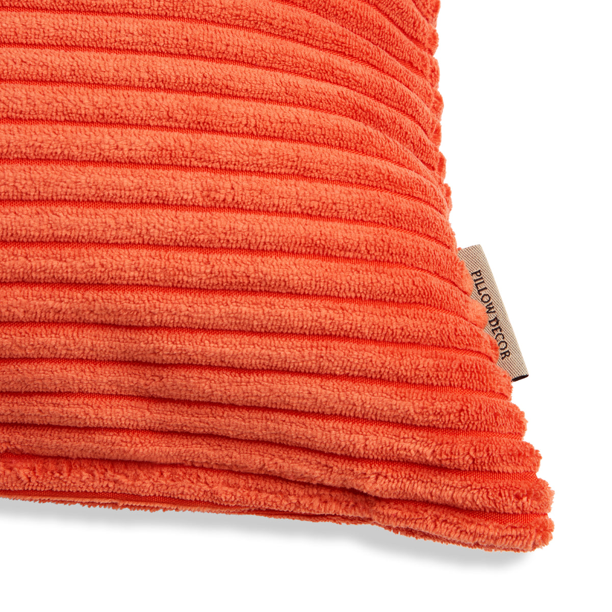 Margo Corduroy Pillow - Apricot - corner detail | all-groups